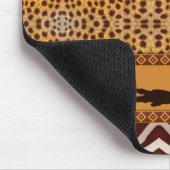 Modern Tribal African Cheetah Muster Animal Print Mousepad (Ecke)