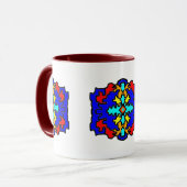 Modern Tribal Cross Tasse (Vorderseite Links)