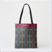 Modern Tribal Ethnic Geometric Pattern Tasche