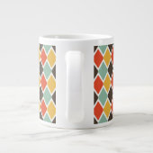 Modern-Tribal-Modemuster Jumbo-Tasse (Rückseite)