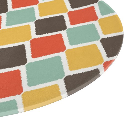 Modern-Tribal-Modemuster Schneidebrett (Ecke)