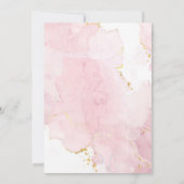 modern tropical calligraphy Invitation from the re (Rückseite)