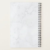 Modern Tropical Foliage Sage Green Wedding Planner Planer (Rückseite)