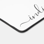 Modern Tropical Palm Trees Typografie Script Schreibtischunterlage (Ecke)