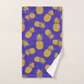 Modern Tropical Pineapple Watercolor Badhandtuch Set (Handtuch)
