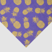 Modern Tropical Pineapple Watercolor Seidenpapier (Detail)