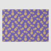 Modern Tropical Pineapple Watercolor Seidenpapier (Vorderseite)