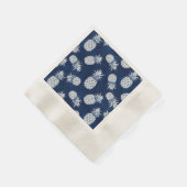 Modern Tropical Pineapple Watercolor Serviette (Ecke)