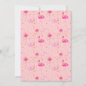 Modern Tropical Pool Party Geburtstagsparty Einladung (Rückseite)