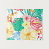 Modern Tropical Wandteppich (Vorderseite (Horizontal))