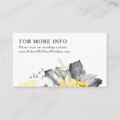 Modern Tropical Wedding Website Enclosure Card Begleitkarte (Vorderseite)