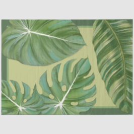 Modern Tropischer Dschungel Leaf Avocado Decoupage Seidenpapier
