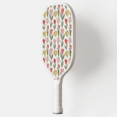 Modern Tulip Floral Pattern Soft Botanical Spring Pickleball Schläger (Links)