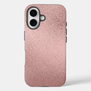 Modern Türkis Gold Pink iPhone 16 Hülle