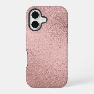 Modern Türkis Gold Pink iPhone 16 Hülle