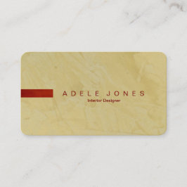 Modern Tuscan Sun Business Card Visitenkarte