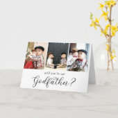 Modern Twins GodVater Vorschlag Card Karte (Gelbe Blume)
