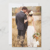 Modern Two Foto Wedding Vielen Dank Dankeskarte (Vorderseite)