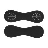 Modern Two Initials Monogramm Baseball (Paneele)