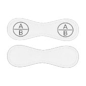 Modern Two Initials Monogramm Baseball (Paneele)