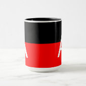 Modern Two Tone Monogram Tasse (Zentrum)