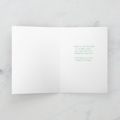 Modern Typografy Birthday Card - Custom Foto Gre Karte (Innenseite)