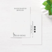 Modern Typografy Earring Display Cards (Schreibtisch)