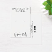 Modern Typografy Earring Display Cards (Schreibtisch)