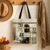 Modern Typography Design Tote Tasche