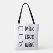 Modern Typography funny Quotes Tasche (Rückseite)