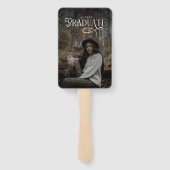 Modern Typography Graduate Photo Graduation Fächer (Rückseite)