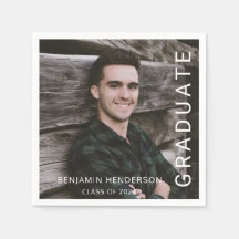 Modern Typography Photo Graduation  