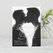 Modern Typography with Romantic Gay Couple (Stehend Vorderseite)