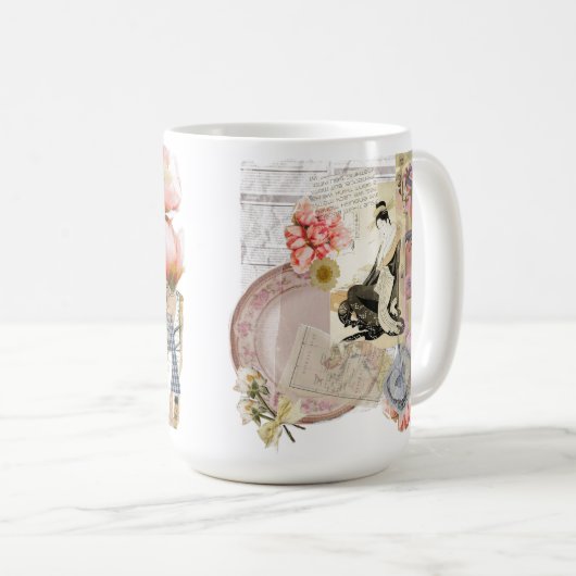 Modern Ukiyo-e Art Kaffeetasse (VorderseiteRechts)