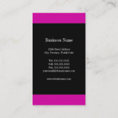 Modern und beruflich visitenkarte (Rückseite)