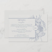 Modern und elegant Blumenstrauß - Karte (Vorne/Hinten)