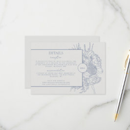 Modern und elegant Blumenstrauß - Karte