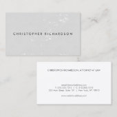 MODERN UND MINIMAL AUF LICHTGRAD VERTEILT VISITENKARTE (Vorne/Hinten)