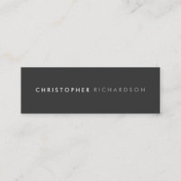 MODERN und MINIMAL Nr. 4 Skinny Business Card