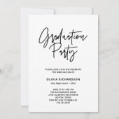 modern und mutig | Foto Class of 2023 Grad Party Einladung (Rückseite)