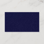 Modern und professionell mit blau visitenkarte (Rückseite)