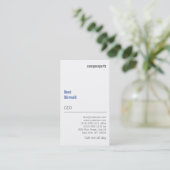 Modern und ungewöhnlich visitenkarte (Stehend Vorderseite)