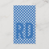 Modern und ungewöhnlich visitenkarte (Rückseite)