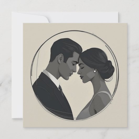 Modern Union Einladung (Vorderseite)