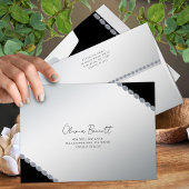 Modern Unique 8th Wedding Anniversary Einladung