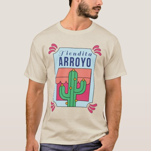 Modern Upload Custom Logo Small Business T-Shirt (Vorderseite)