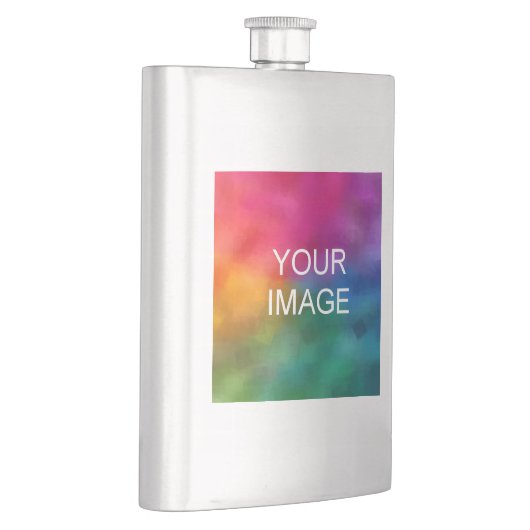Modern Upload Foto Image oder Logo Best Vater Flachmann (Rechts)