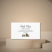 Modern Urban Design Consultant City Skyline Visitenkarte