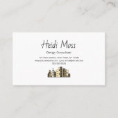 Modern Urban Design Consultant City Skyline Visitenkarte (Vorderseite)