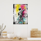 Modern Urban Dreamer Contemporary Wall Art Poster (Küche)